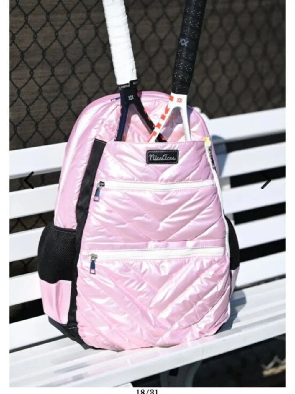 Nice Aces Emily Tennis and Pickleball Backpack Rose Pink NWT NIP